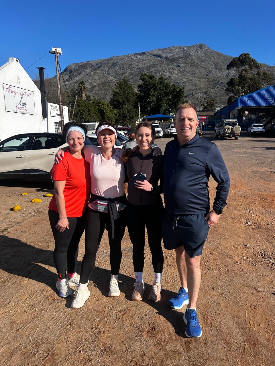 Runners and families gathered at the previous VCR event