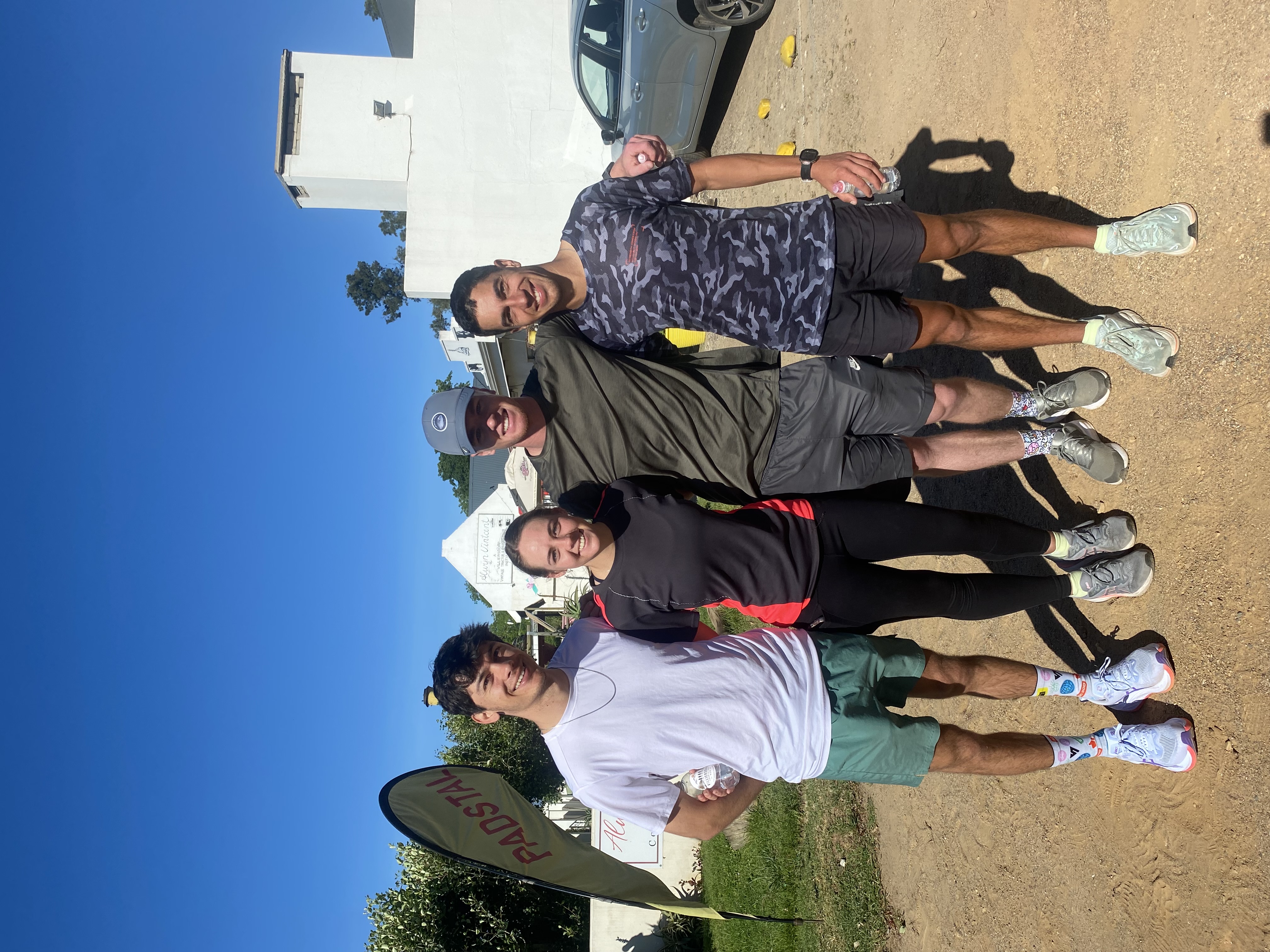 Friends after a community run
