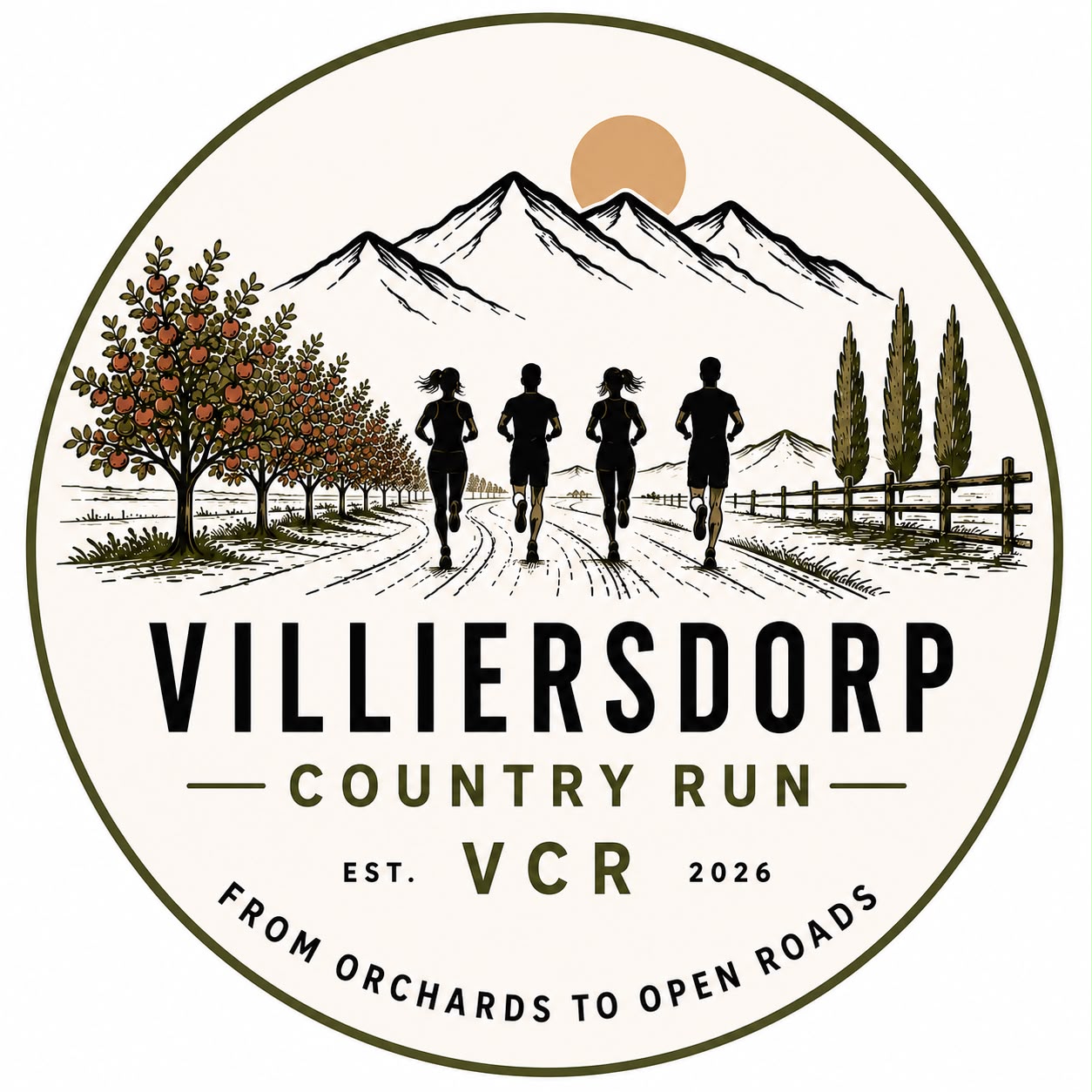 Villiersdorp Country Run logo